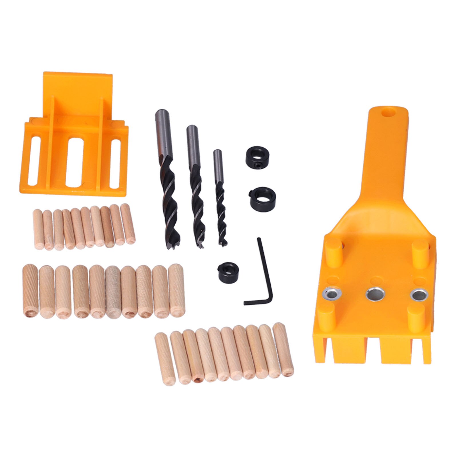 Quick Doweling Jigs Handheld Dowel Jig Kit Wear Resistant for Woodworking