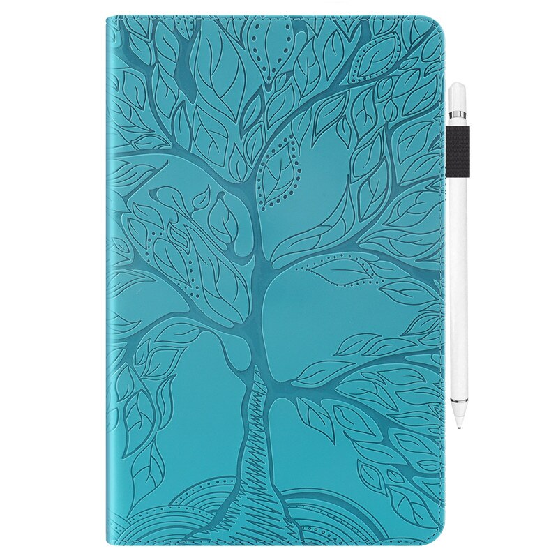 For Funda Tablet Samsung Galaxy Tab A 6 A6 10 1 Case 3D Tree Embossed Leather Case for Samsung Galaxy Tab A6 SM T580 T585