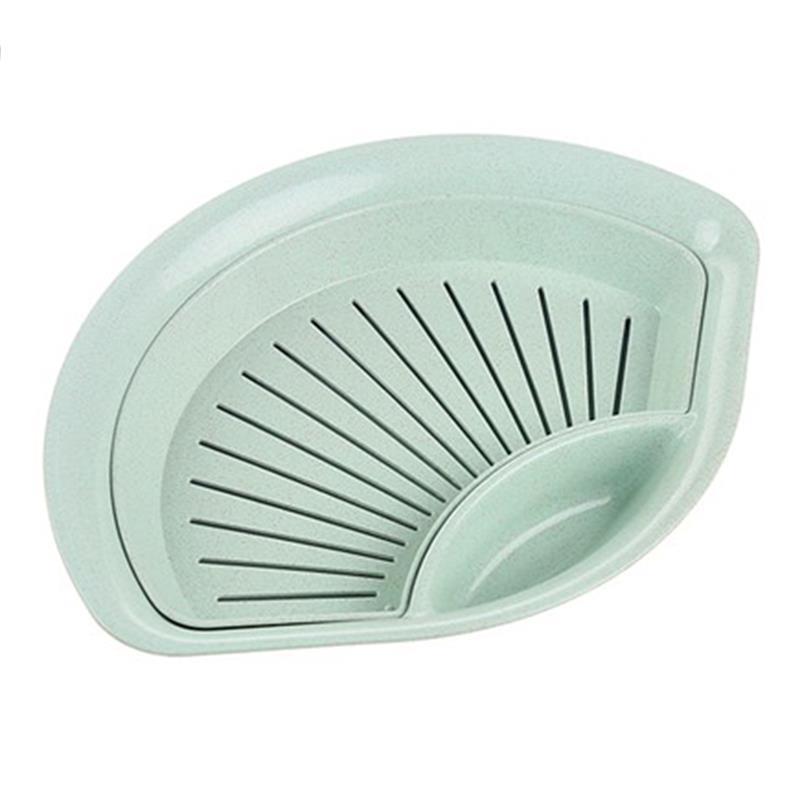 Talerz z tworzywa sztucznego samozasysający talerz kluski talerz na owoce z octem: zielony