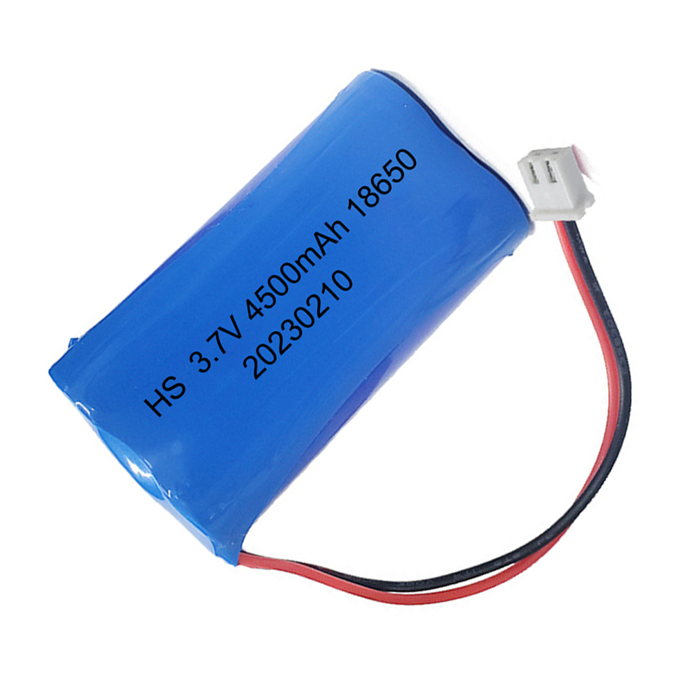 Paquete de batería de litio 3,7 V 18650 4500 grupo de baterías recargables con enchufe de XH2.54-2P para equipos de monitoreo, tablero de protección