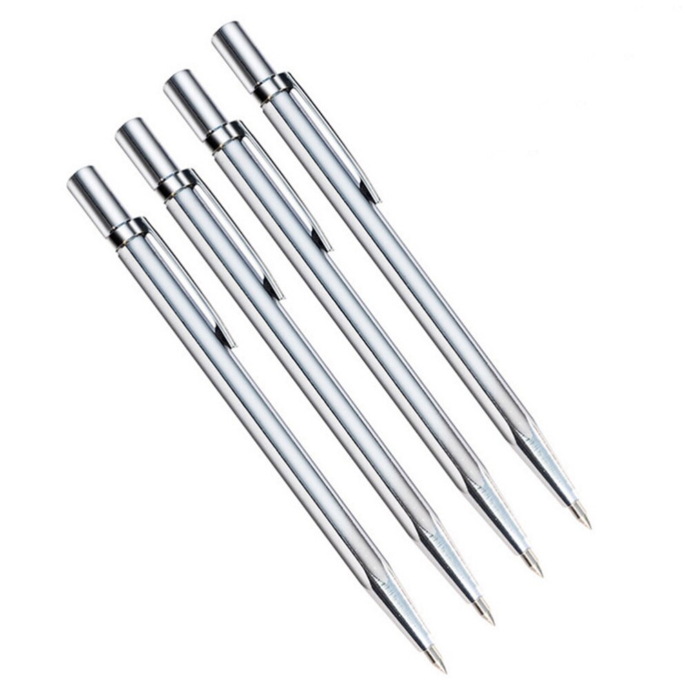 4 Pcs Tungsten Carbide Scribe Etching Engraving Pen Carve Engraver Scriber Tools for Stainless Steel Ceramics and Glass