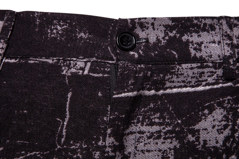 Rutiga byxor herr kamouflage höst vinter cargo byxor herr rakt tryck herr klänning byxor slim fit plus size m -4xl