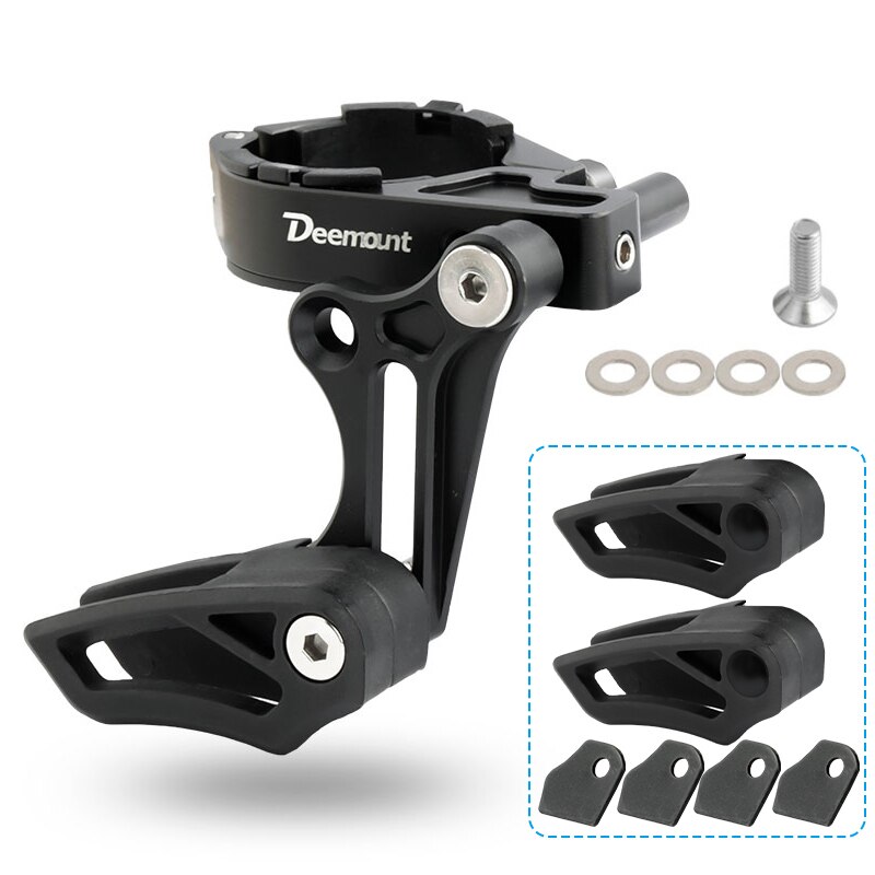 Aluminium Fiets Chain Guide Stabilizer 1X Kettingwiel Mtb Cycle Nylon Chain Holder Protector: CS-04 B Black