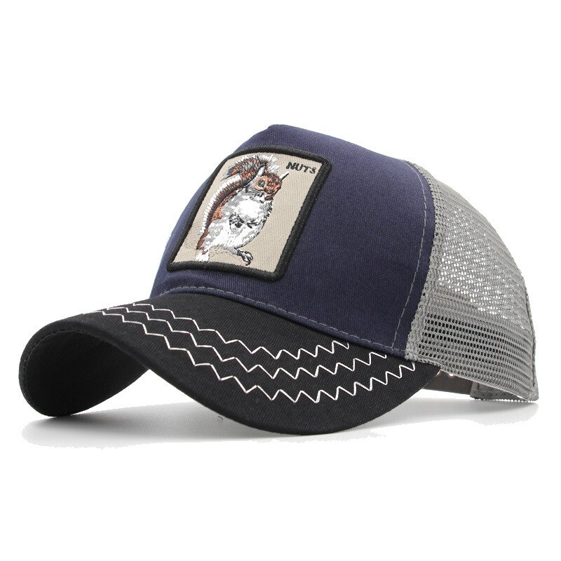 gorra de béisbol de malla Unisex encantadores animales gorras mujeres y hombres gorra Snapback papá sombrero verano hueso ajustable SA-8