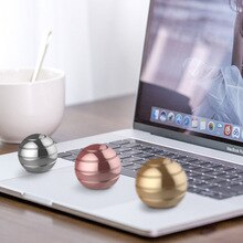Volledige Decompressie Gyroscoop Speelgoed Desktop Draaiende Bal Overdracht Hand Turn Metalen Decompressie Speelgoed Kids: Gold