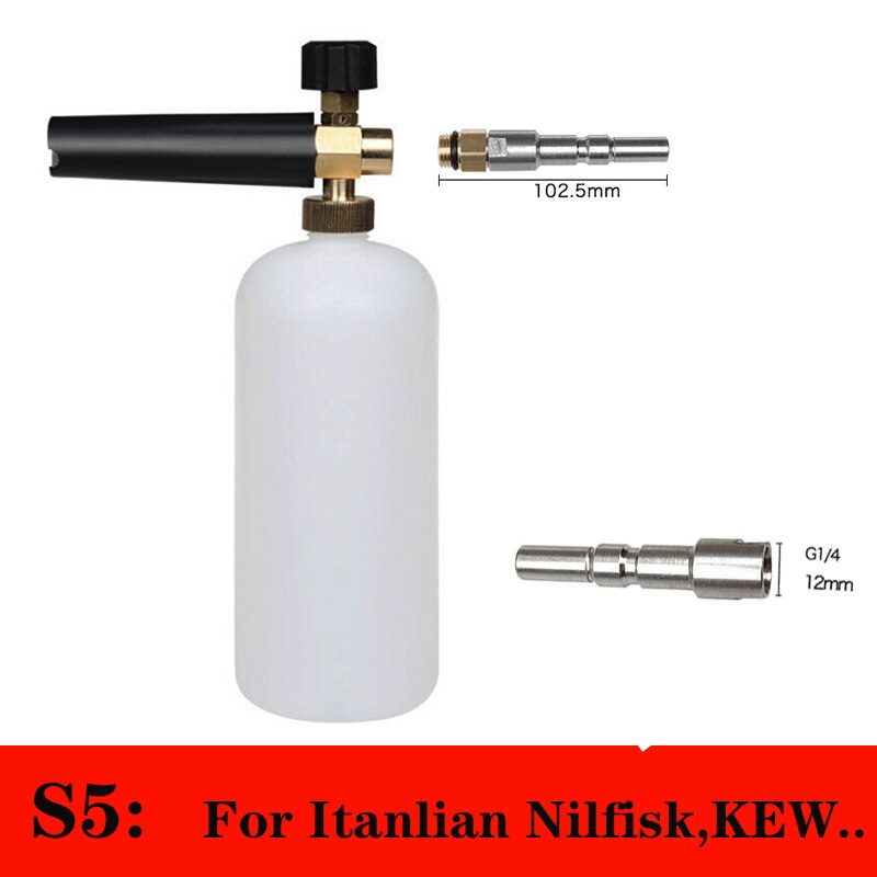 High Pressure Snow Foam Lance for Karcher K Series Soap Foamer Adjustable Foam Nozzle Foam Generator Car Washer