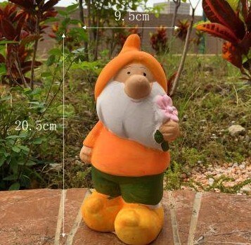 Rolnik człowiek żaba rzeźby ogrodowe roślina doniczkowa dekoracyjne rzeźby kreskówka żaba doniczka dekoracje ceramiczne ogrodnicze wystrój: A