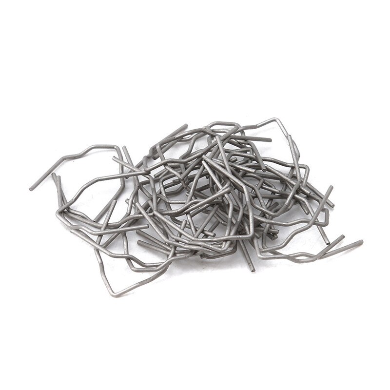 Stapler Thermal Staples Plastic Repair Kit 0.6mm 0.8mm Semi Wave Pre-Cut For Stapler Car Bumper Plastic Welding