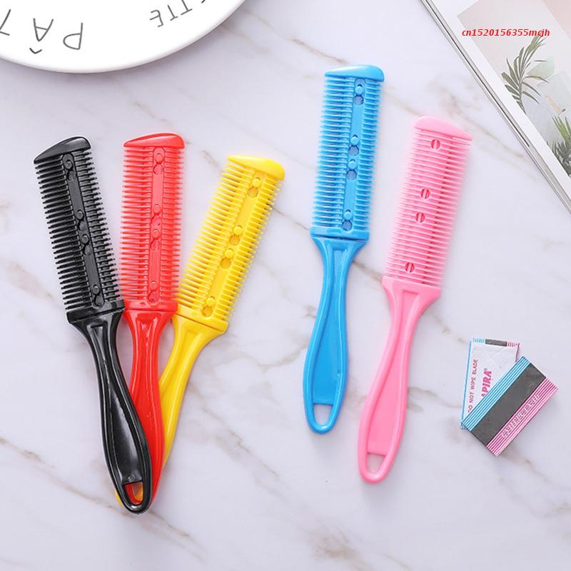 Hair Cut Styling Kapper Schaar Scheermes Magic Blade Kam Kappers Tool Kit Dubbelzijdige Messen Haar Schaar Voor