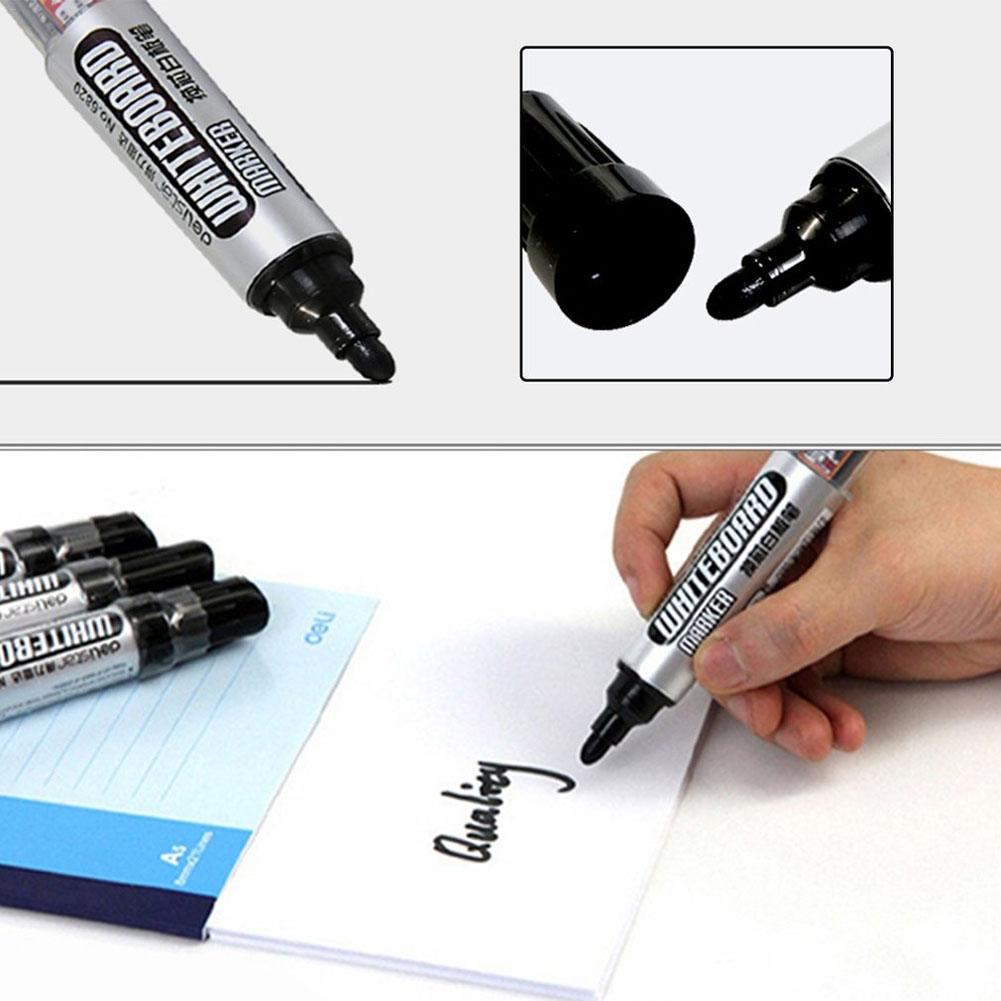 1.5mm Refill Whiteboard Marker Refill-replaceable Marker Black Pen Single Head Whiteboard Marker Pen Easy Cleaning Ink Pen