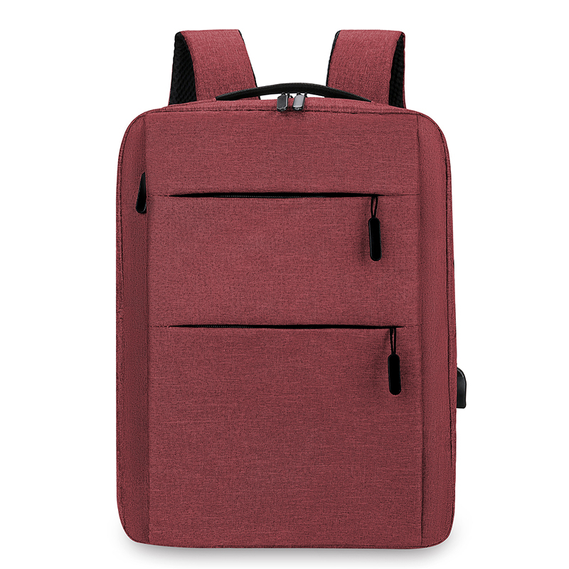 Multi Layer Zippered Laptop Bag, 13 Inches, 14 Inches, 15 Inches, Computer Backpack, Business Backpack, MEN'S AND WOMEN'S TRAVEL: Red