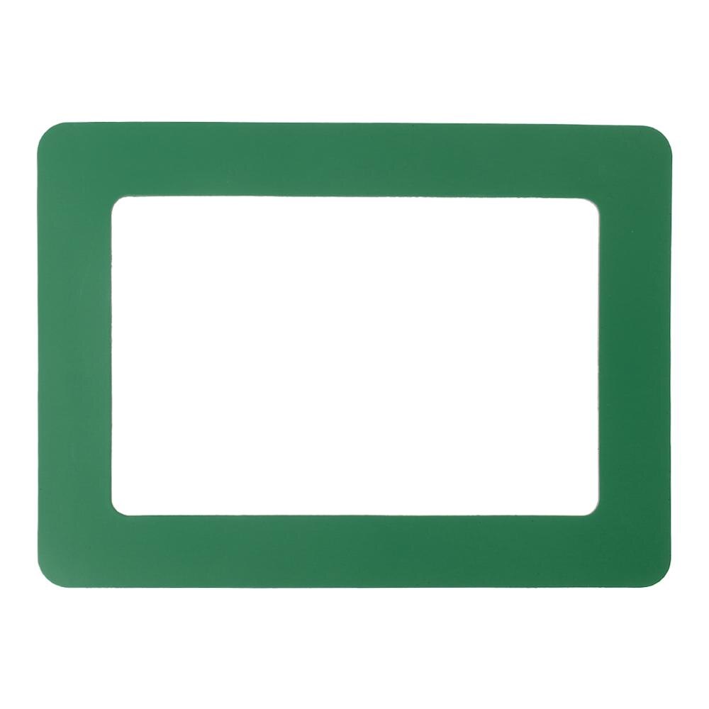 9 Kleuren Diy Kleurrijke Magnetische Foto Fotolijsten Koelkast Magneet Photoframe Thuis Woonkamer Decor: green