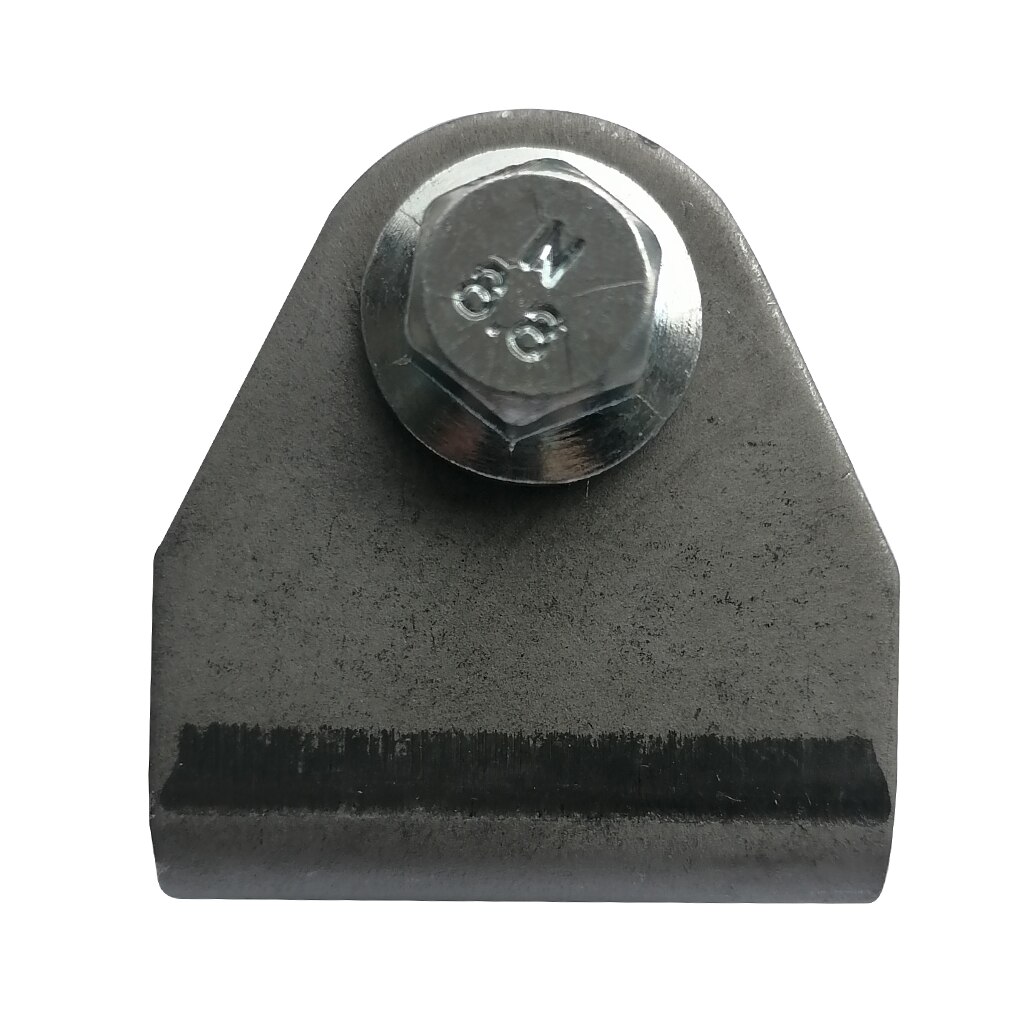 Wide Flat Mount Style Weld-On Coil-Over Shock Mounting Bracket: C-Silver