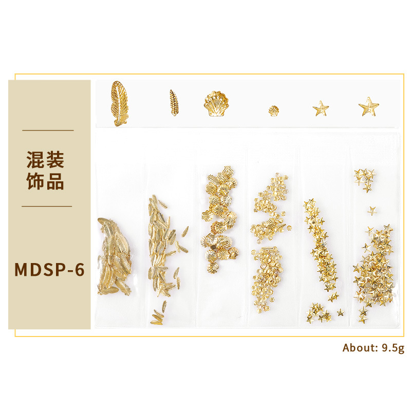 12 Styles Geometric Rivet Nail Art Tool 2 Ways Swirl Marbleizing Steel Dotting Pen Nail Accessories 1pcs