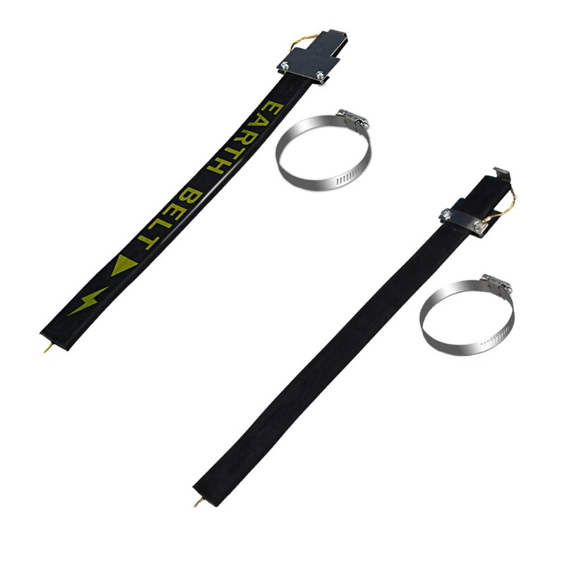 Tira antiestática para coche, cinta de cable de puesta a tierra de cobre, elimina la electricidad estática Q9QD
