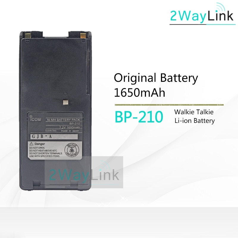 BP210 BP-210N BP-210 1650mAh NI-MH Bateria Compatível IC-V8 IC-V82 IC-A24 IC-A6 IC-F3G IC-F30 IC-F40 IC-F11 IC-F22 IC-F4G BP-209