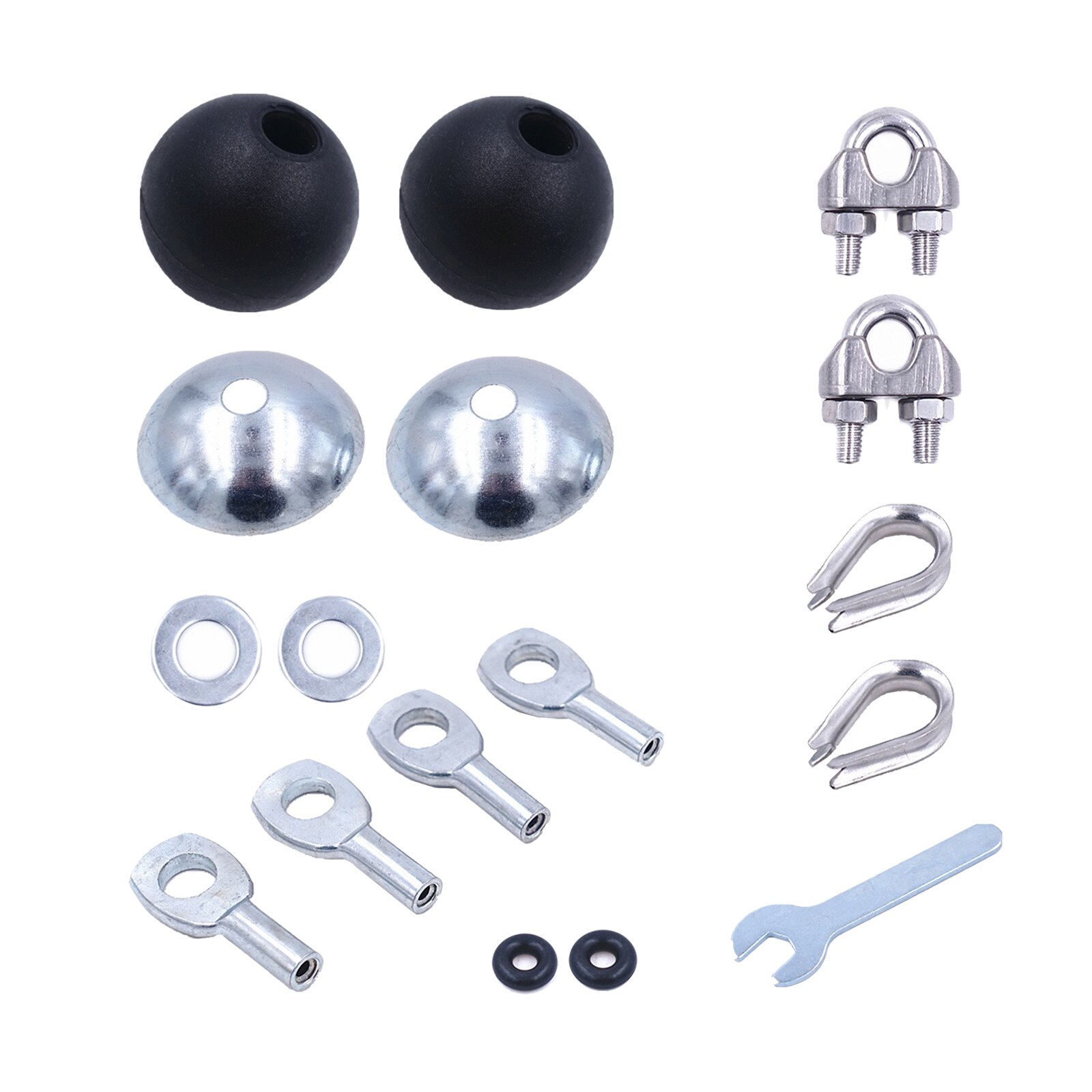 Gym Steel Wire Joints Fitness Equipment Accessories Metal Limitation Ball Hollow Screw Terminal