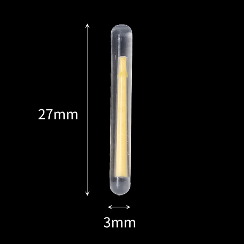 2.2-4.5mm canne à pêche flottante de nuit lumières bâton lumineux foncé utile pêche lumière fluorescente bâtons lumineux accessoires 100/50 pièces: 0.8 # / Rouge