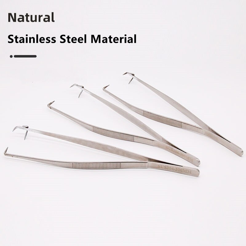 1PC Keramik Ton Werkzeuge Edelstahl Schlamm Carving Zangen Dip Glasur Clamp Gelten Die Platte DIY Keramik Handwerk dip Glasierte Clamp