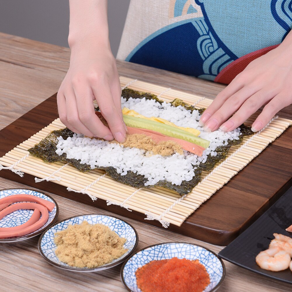 1 Set Praktische Beginner Bamboe Draagbare Beginner Sushi Kit Sushi Maken Tool Sushi Maker Kit Voor Diy Restaurant Home Hotel