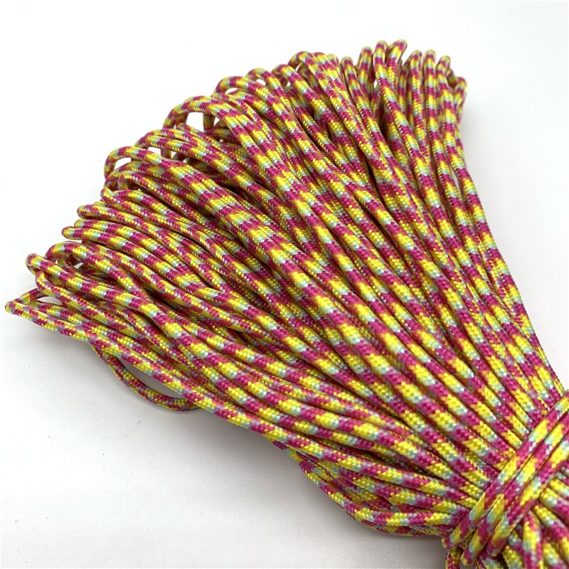 10 yards/Lot 3mm Koord Touw Parachute Lanyard Touw Voor Klimmen Camping Survival Apparatuur Paracord Armband Masker Lanyards: Beige