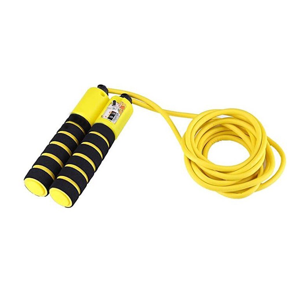 Adjustable Jump Rope With Comfortable Handles And Counter Sport Accessories