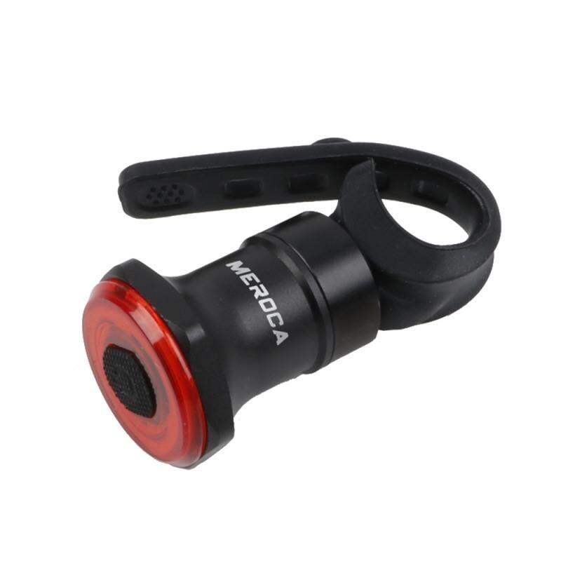 MEROCA-luz trasera inteligente para bicicleta, luces de inducción de freno, recargable, con Sensor para bicicleta de montaña: 02