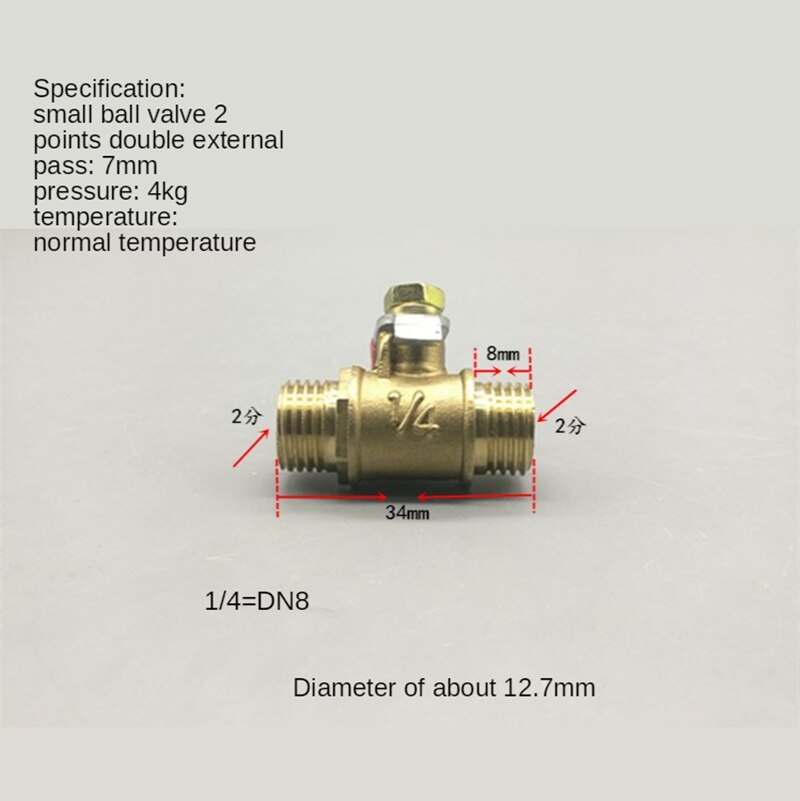 Vanne Pneumatique 5/2 Voies 24 Volts CNCTEC - Alimentation 1,5-8 Bar, Filetage 1/4, Neuve