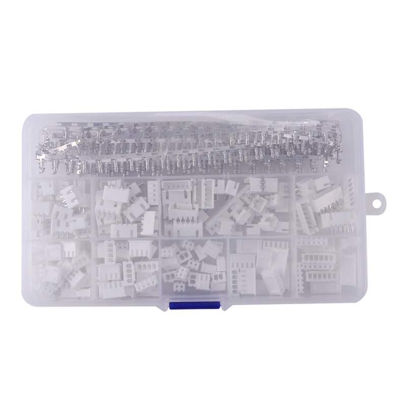 460 Pieces JST XH -2 / 3 / 4 Pin Housing JST Connector Kit 2.54mm Pitch Female Pin Header Adapter Cable Connector Socket