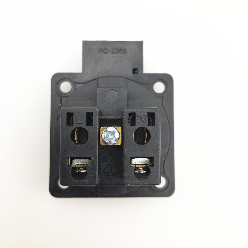 16A 250V Blauw Generator Bedieningspaneel Duitsland Waterdichte Socket Europese Stof Socket Voor Thuis Desktop Connector Plug