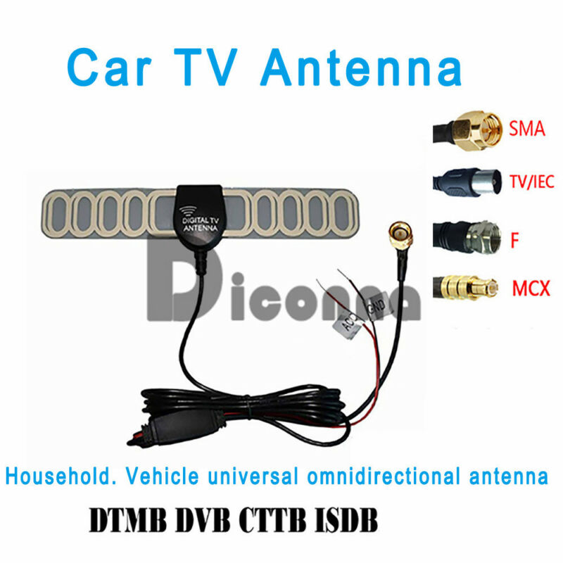 Auto Auto Digitale Tv Radio Am/Fm Antenne Signaal Versterker Booster Sma Radio Coax