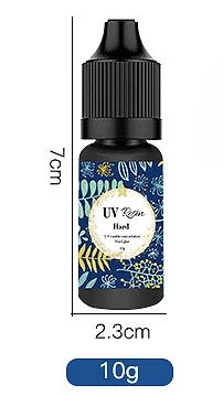 UV-hartsiliima 10-100g Väritön Läpinäkyvä Ultraviolettineste Askarteluun DIY Korujen Valmistukseen: Vaalean harmaa