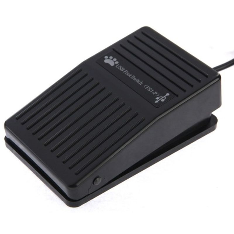 USB Fuß Schalter Tastatur Pedal für HID PC Computer USB Action Schalter Control Pre-Programm Schlüssel Funktionen Maus PC spiel