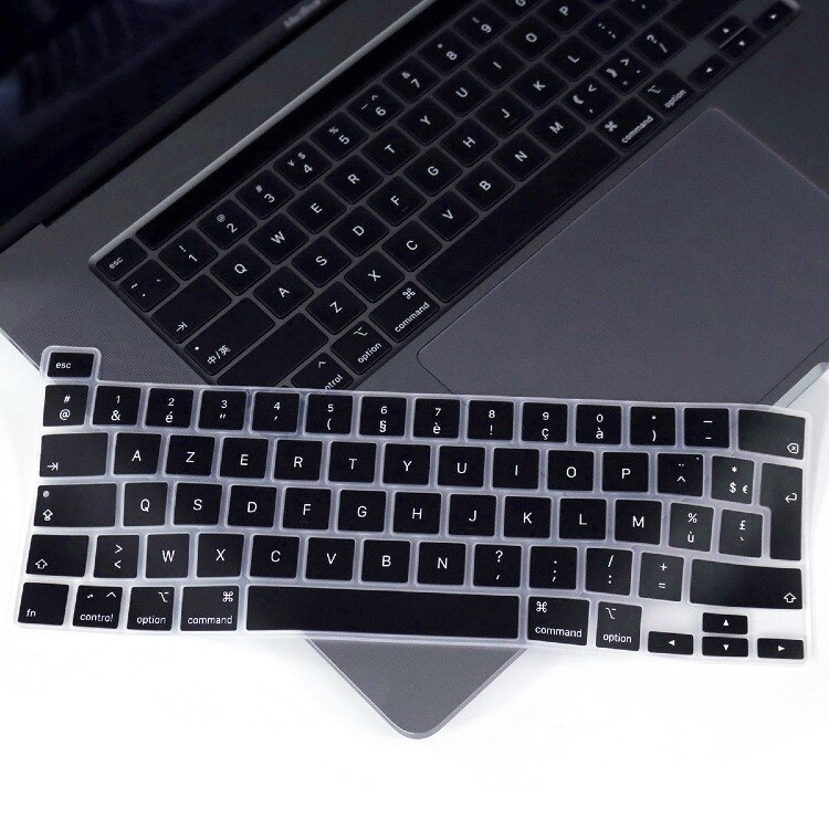 AZERTY Keyboard Cover Skin French Cover Protector for MacBook Pro 13 inch Model A2289 A2251 & Mac book 16 inch Model A2141