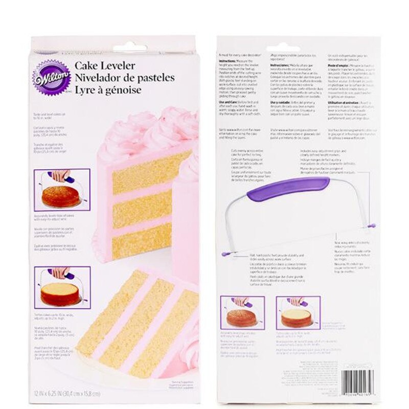 Amerykańnarty import wilton ciasto dzielnik warstwowy plasterek krajalnica wyrównanie pomocnicze narzędzia robić pieczenia