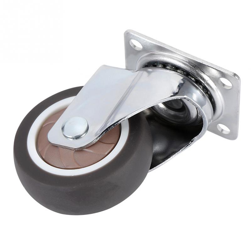 Table Furniture Rubber Castor Wheel Office Heavy Duty Non-Slip Chair Swivel Mute