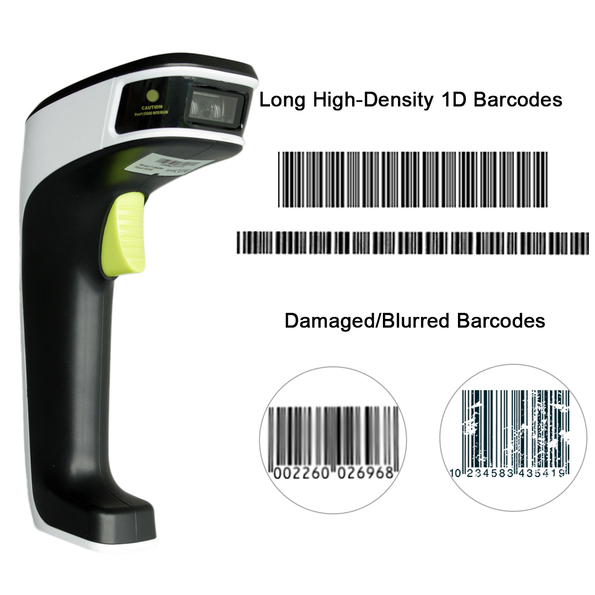 Teklead 2500Dpi Ccd 1D Barcode Scanenr Draadloze 2.4G Bluetooth Bedrade Usb Handheld Bar Code Reader