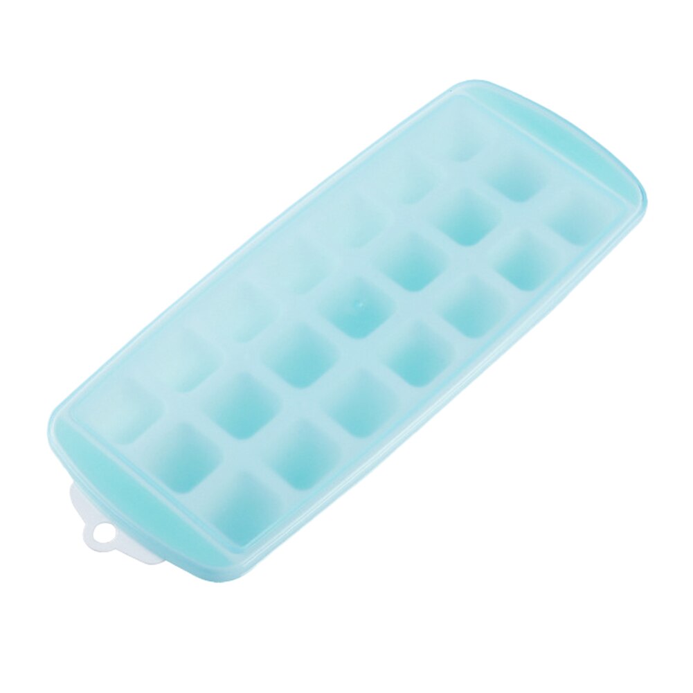 Trays Trays Flexible Silicone Ice Ice With Cube Spill-Resistant Lids Easy Release Ice Trays Make 21 Ice Cube, BPA Free,Stackable: Green