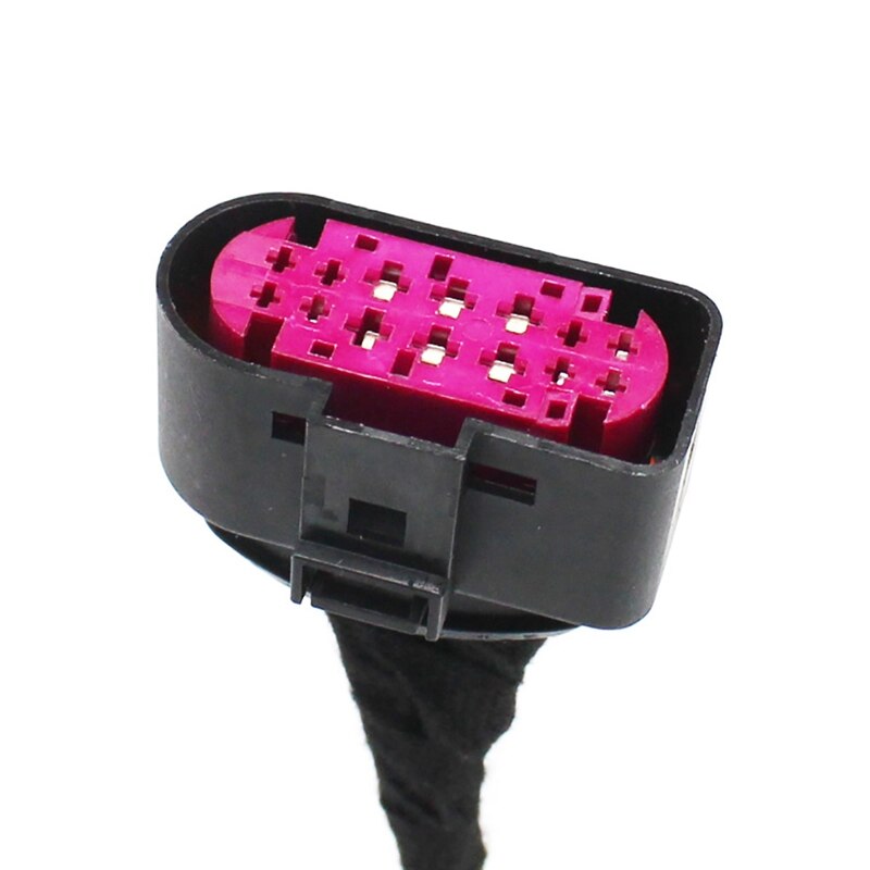 Connecteur de phare au xénon 10 à 14 broches, 2 pièces, adaptateur de prise de faisceau adapté pour Golf MK6