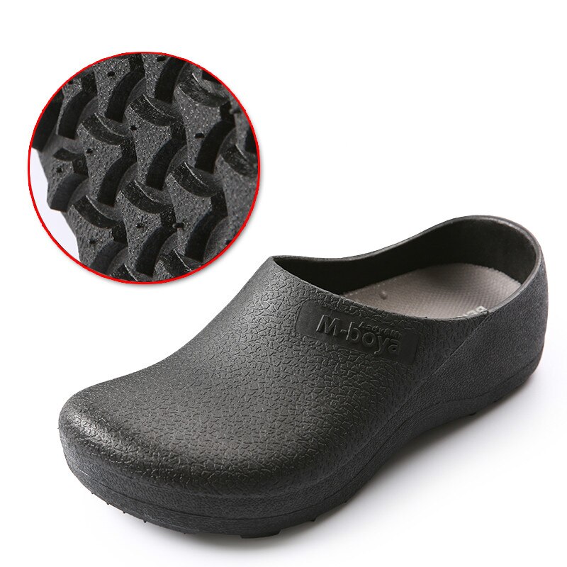 Menn kokkesko casual flat arbeidssko unisex pustende lette sklisikre og slitesterk kjøkkenkokk arbeidssko