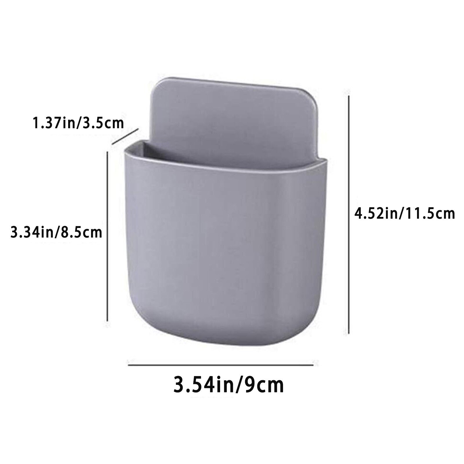 Storage box organizer Multi-functional sundries sorting box Mobile phone charging bracket wall-mount remote control storage box