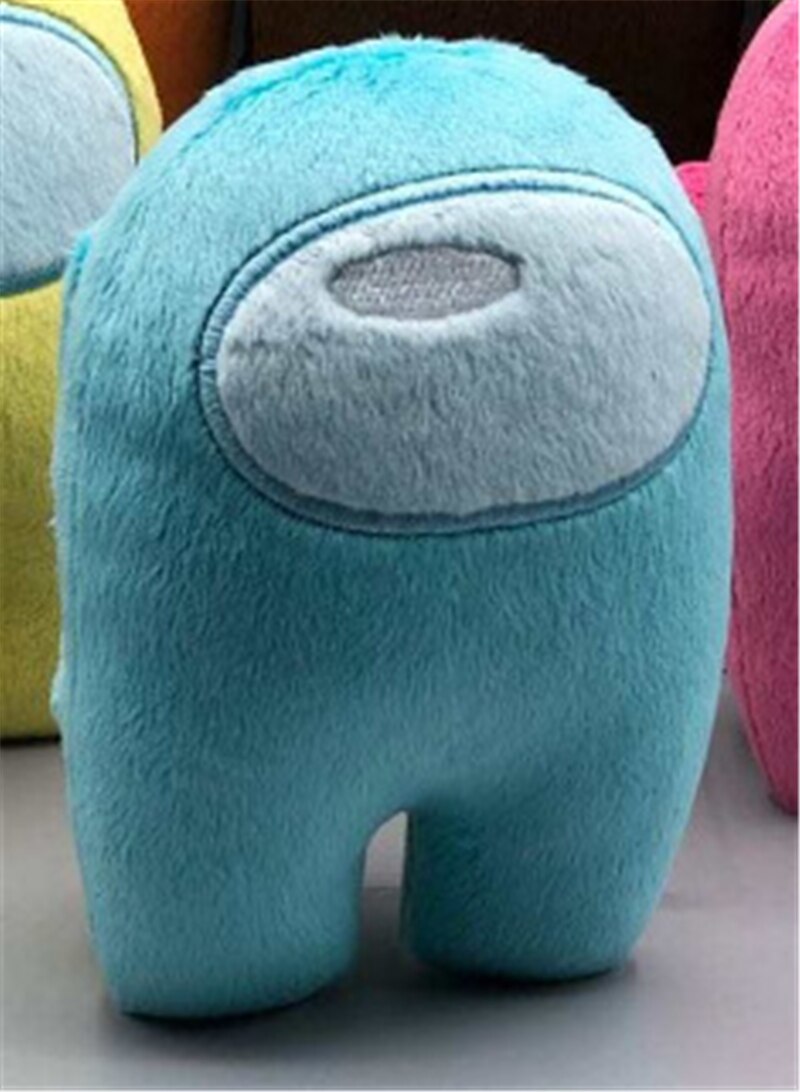 Onder Ons Pluche Onder Ons Spel Knuffel Originele Kawaii Gevulde Pop Leuke Rode Kleine Onder Ons Plushie Kerst: Sky Blue