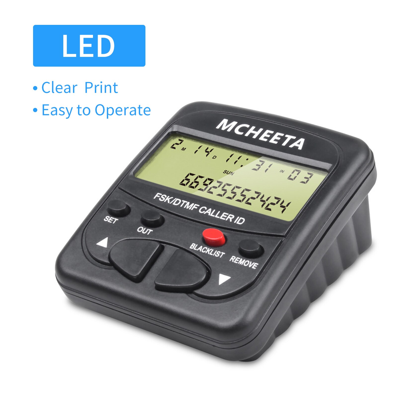 Call Blocker for Landline Phones Telephone 1500 Caller ID Box Blocking One Touch Number Block Device Block Unwanted Robocalls