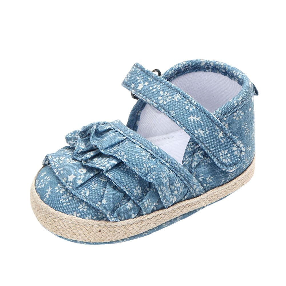 Autumn Baby Casual Shoes Girls Soft Sole Sandals Non-Slip Cotton Princess Dress Shoes Infant Walking Sneakers