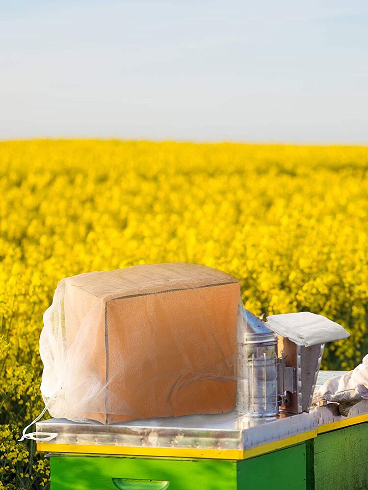 Nylon Beehive Net Bag Beekeeping Bee Tools Supply Honeycomb Mesh Transport Bag Breathable Beekeeping Equipment Supplies