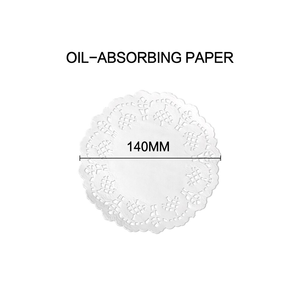 5 Set 700 pcs Papel Absorvente Papel Carne Tortenspitzen Rodada Bolos Pão Redondo Do Laço De Papel Batatas Fritas Alimentos Óleo Absorvendo papel
