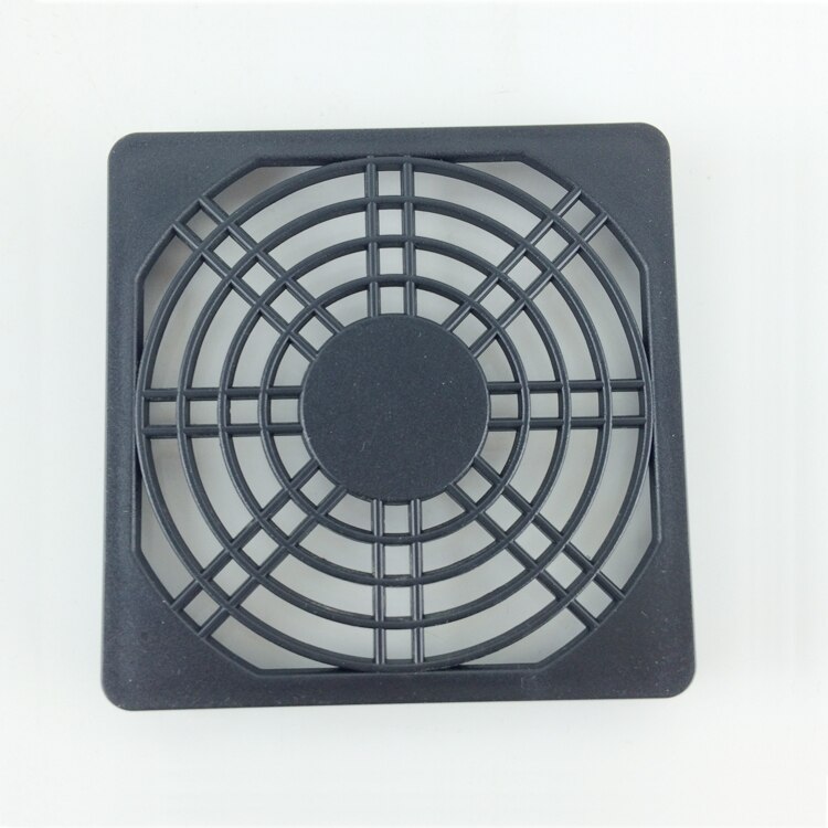 Plastik sort 80 *80mm aksial ventilator luftfilter dæksel tre i en slip-over dragt til 8cm serier ventilator