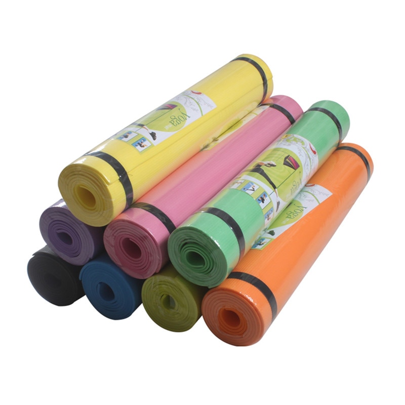 Yoga Mat Met Antislip , Extra Grip Eenvoudige Effen Kleur Fitness Oefening Mat