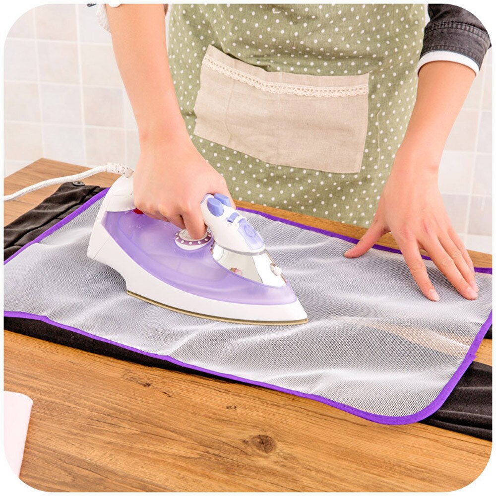 1PC resistente al calor de la malla para planchar herramientas de costura de tela de protección de aislamiento plancha casera Mat Anti-agua hirviendo de tela de malla de cubierta