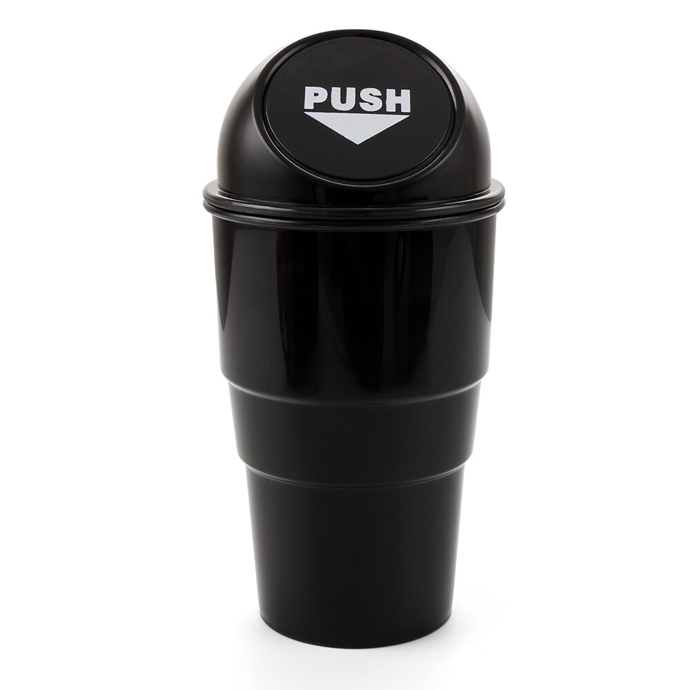 Poubelle automatique voiture poubelle poubelle porte-poussière poubelle voiture-style pour Mini Cooper One S JCW F55 F56 R60 R61 accessoires: Black